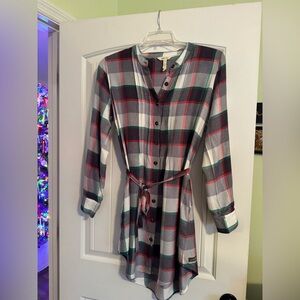 Matilda Jane Plaid Button-Up dress